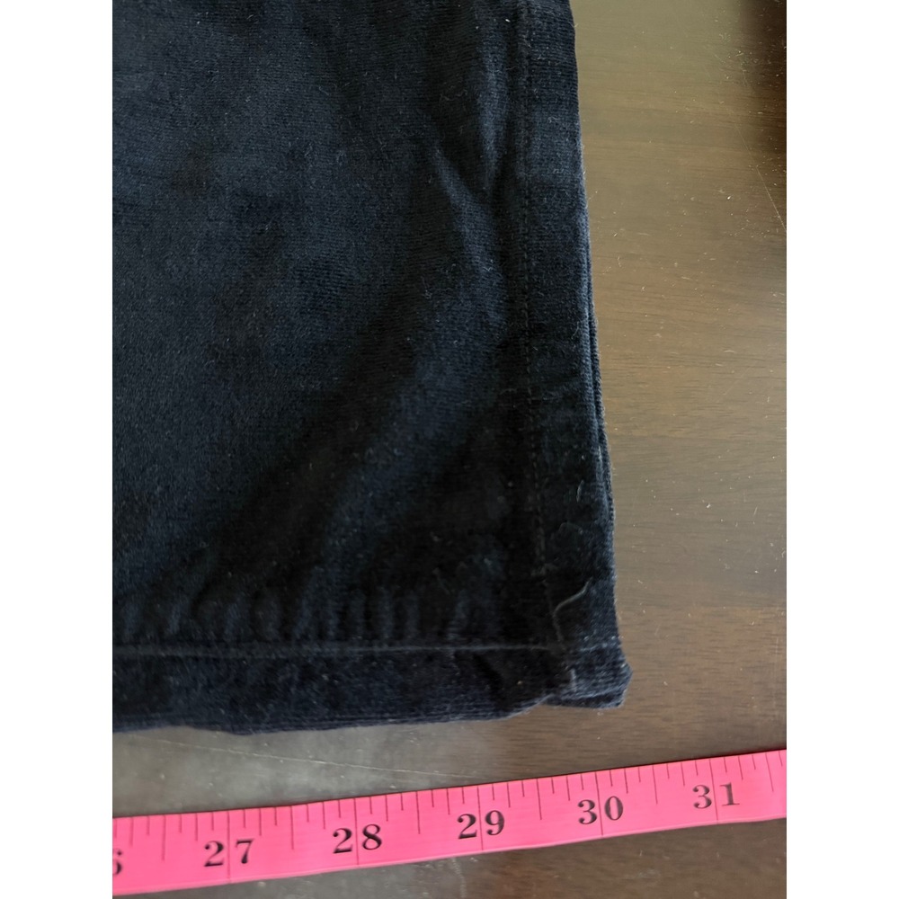 Well Worn Pants Women's‎ Size 14 Corduroy Pants Black Casual Straight Leg - Picture 6 of 7
